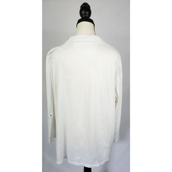 Eddie Bauer Outdoor White Summer Shirt 2xl - Picture 5 of 8